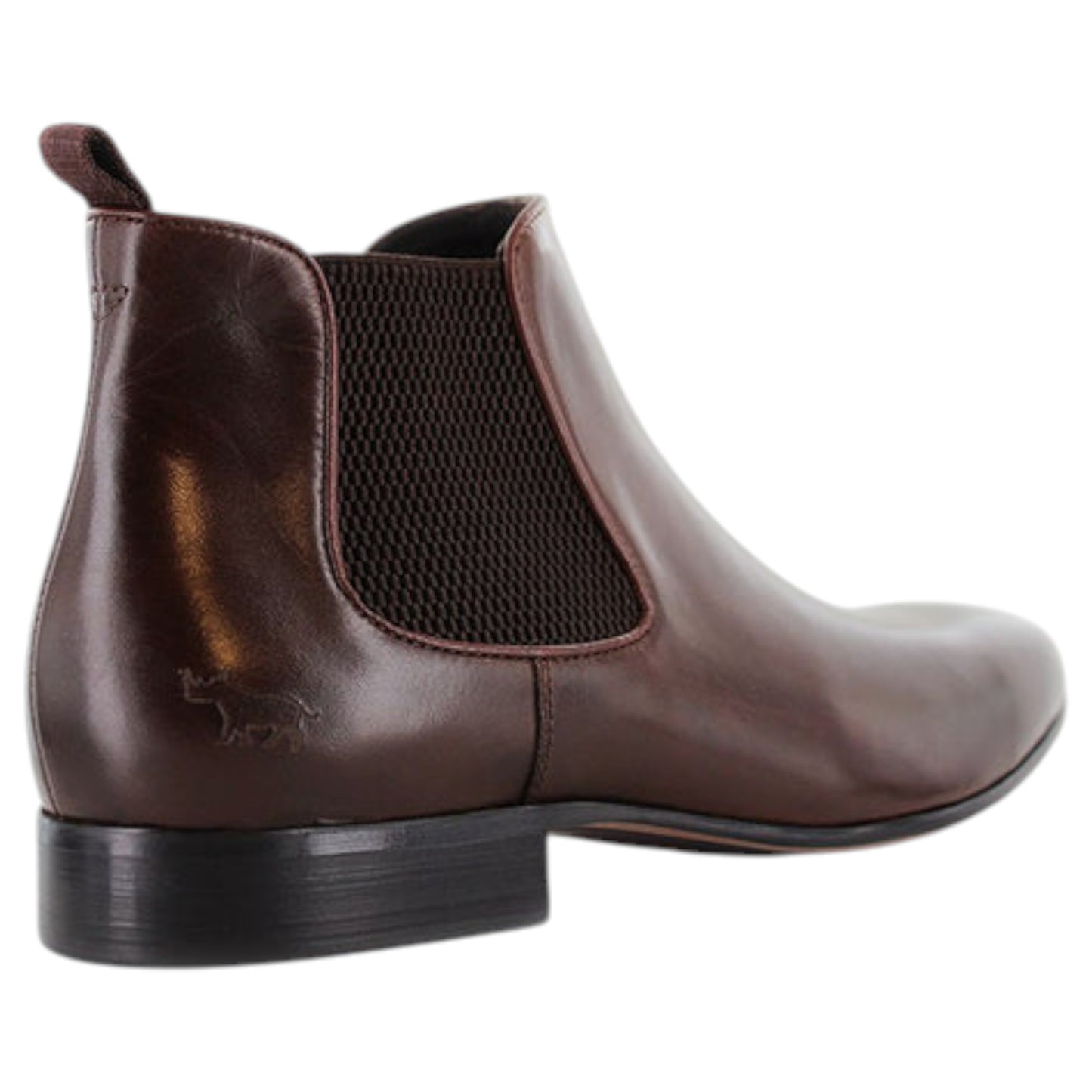 Mens Wild Rhino Ajax Chelsea Boots Dark Brown