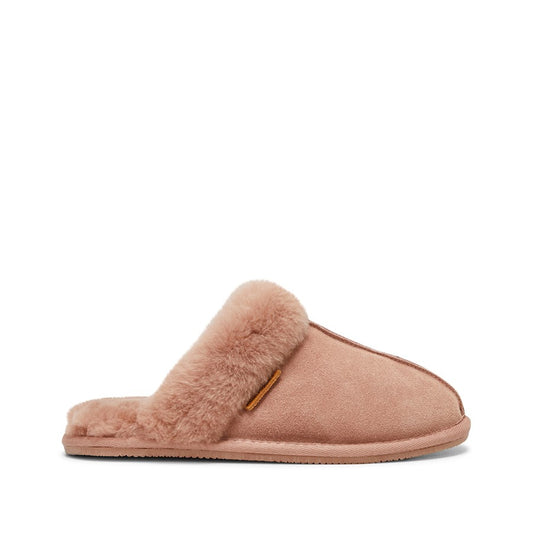 Womens Hush Puppies Cushy Slippers Winter Blush Suede