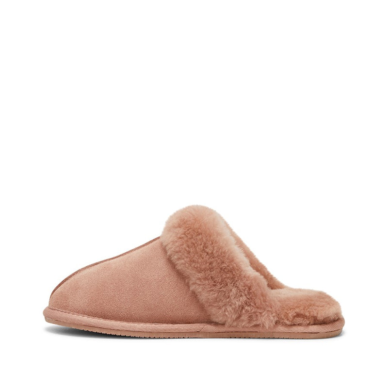 Womens Hush Puppies Cushy Slippers Warm Winter Slip On Shoes Winter Blush Suede