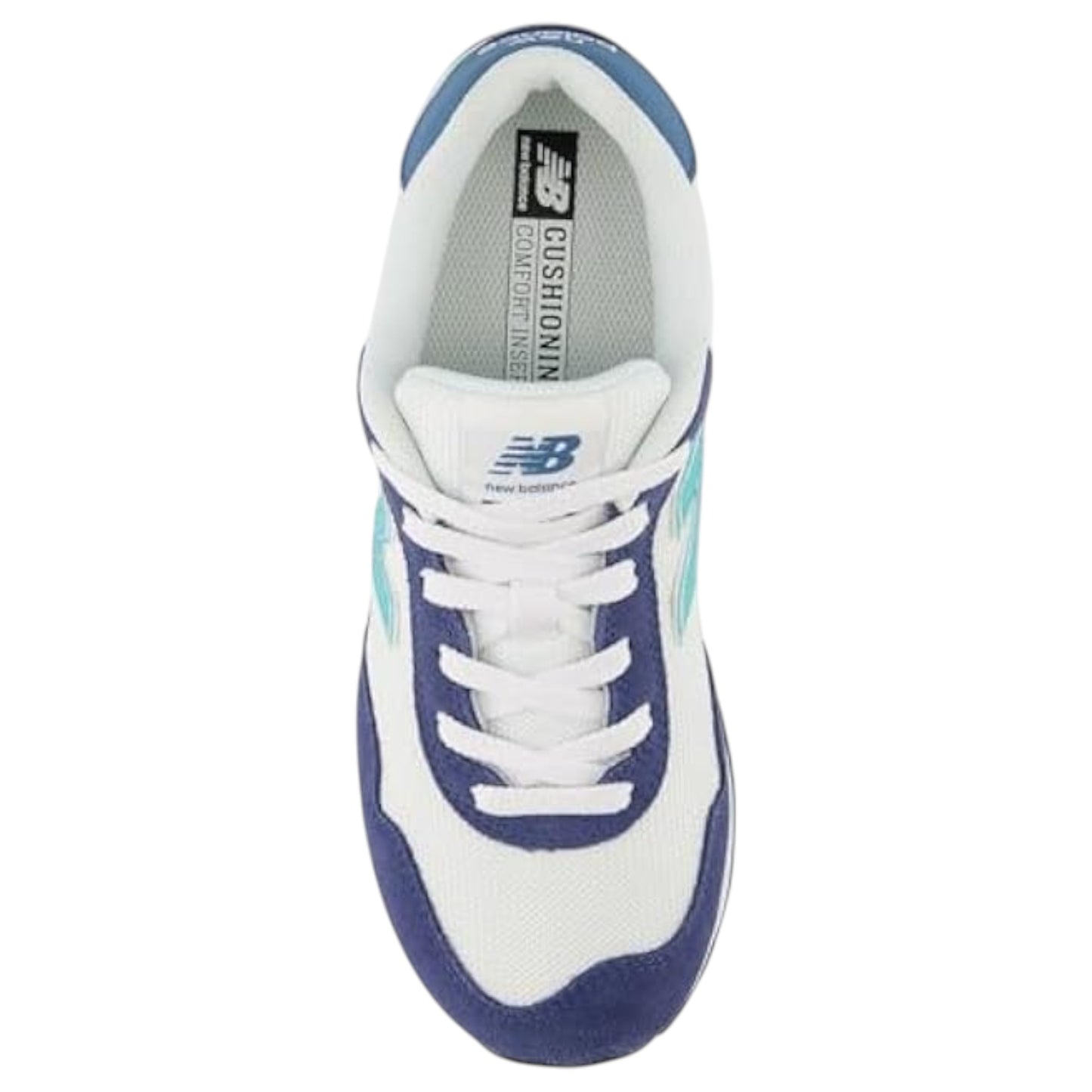 Womens New Balance 515 Shoes White/Blue