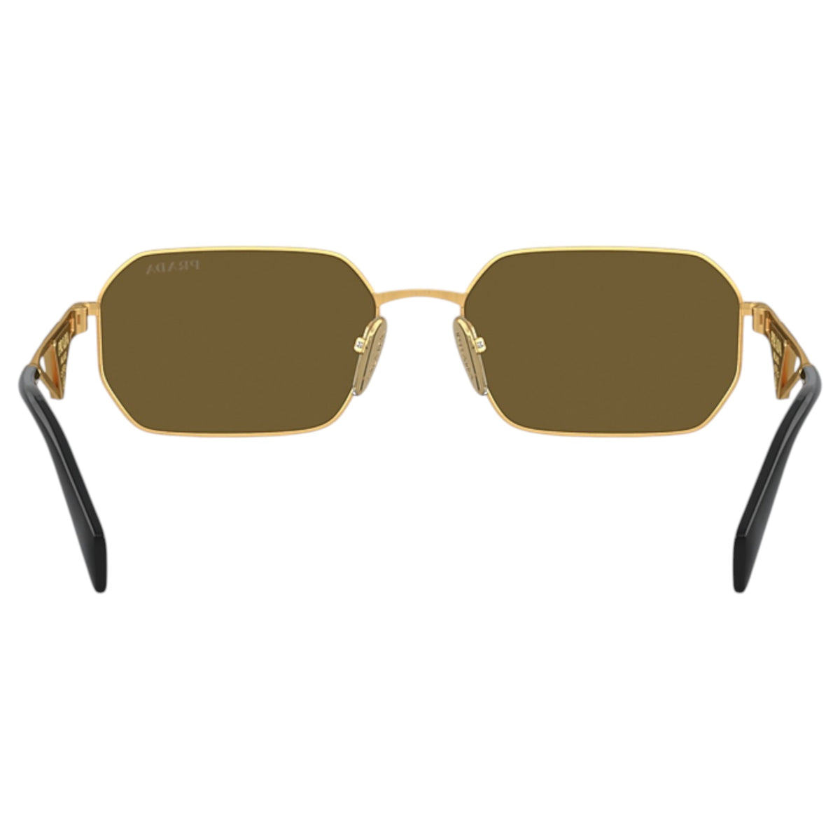 Womens Prada PR A51S Sunglasses Gold