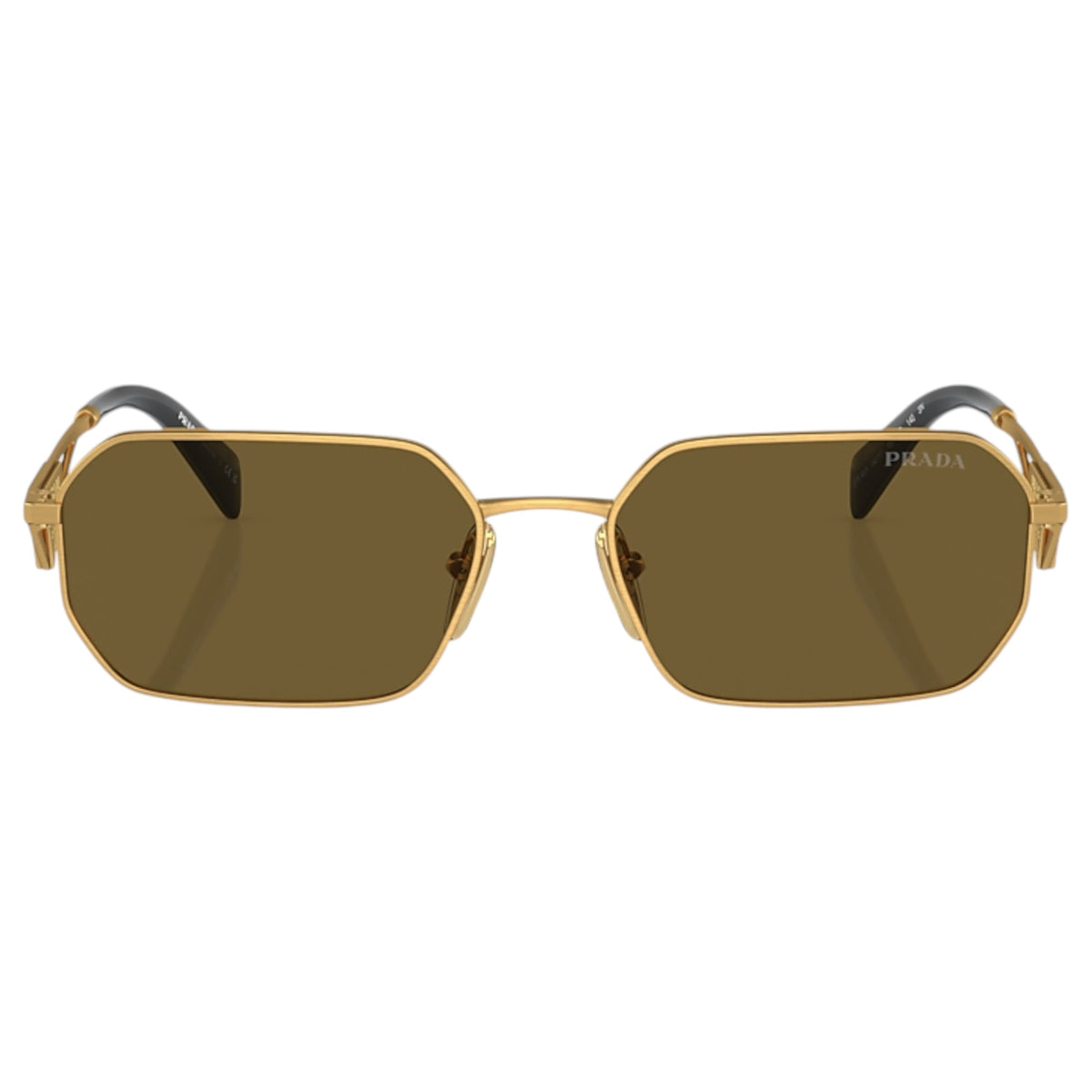 Womens Prada PR A51S Sunglasses Gold