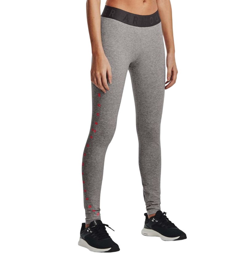 5 x Womens Under Armour Graphic Grey Workout Leggings