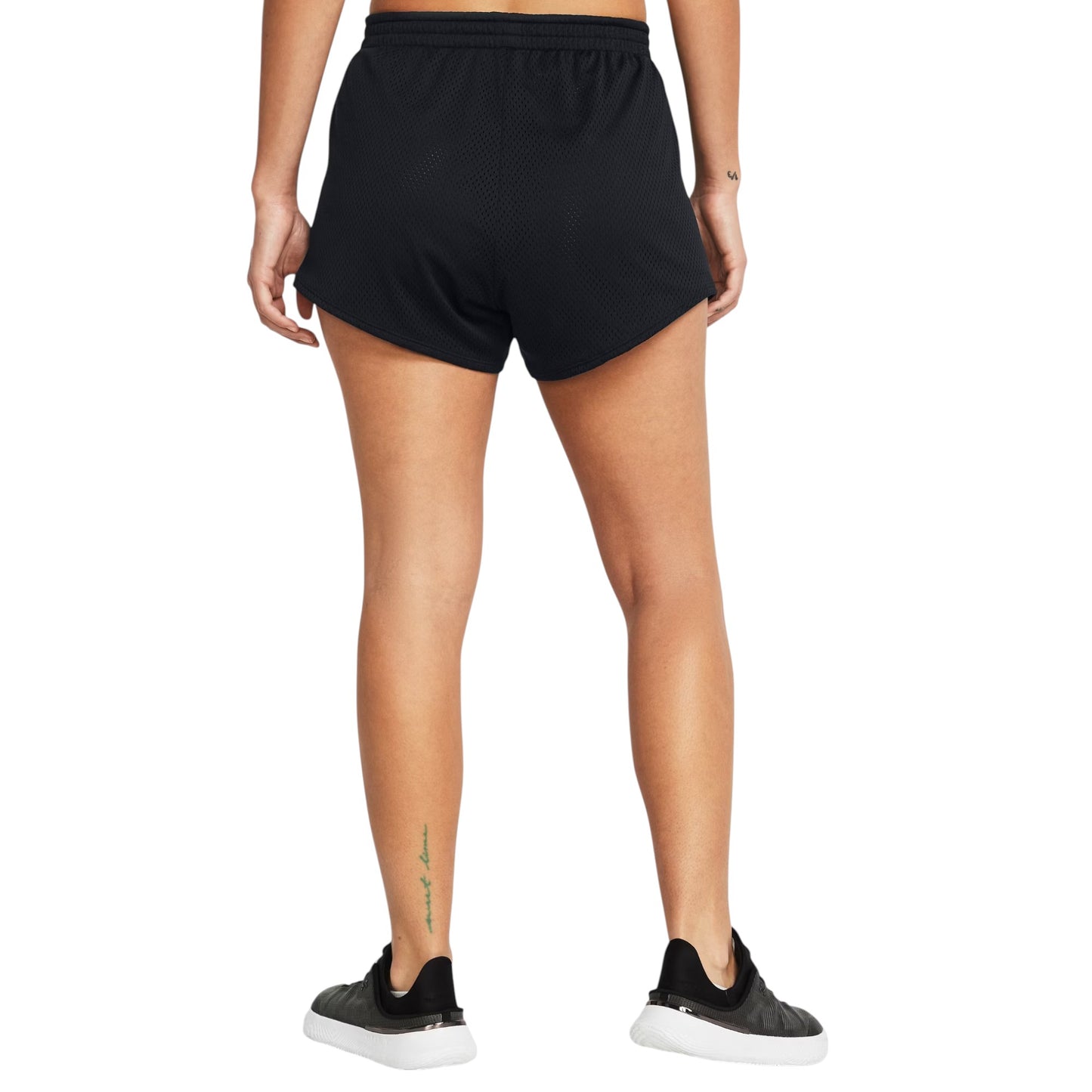 Womens Under Armour Tech Mesh 3 Inch Shorts Black