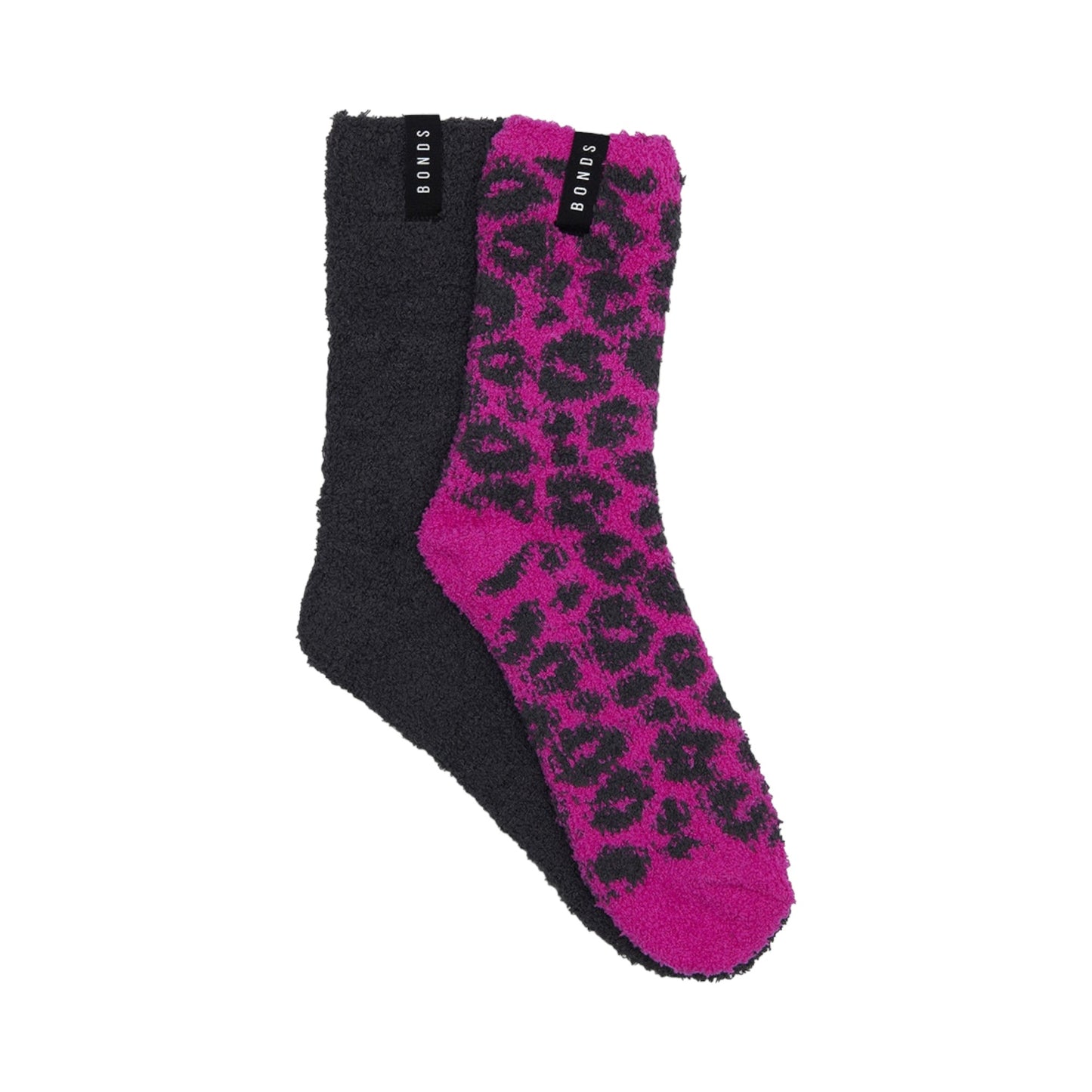 2 Pack Womens Bonds Supersoft Crew Socks Multi