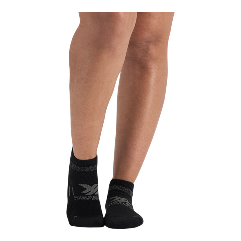 12 X Womens Bonds X-Temp Black Sport Low Cut Socks