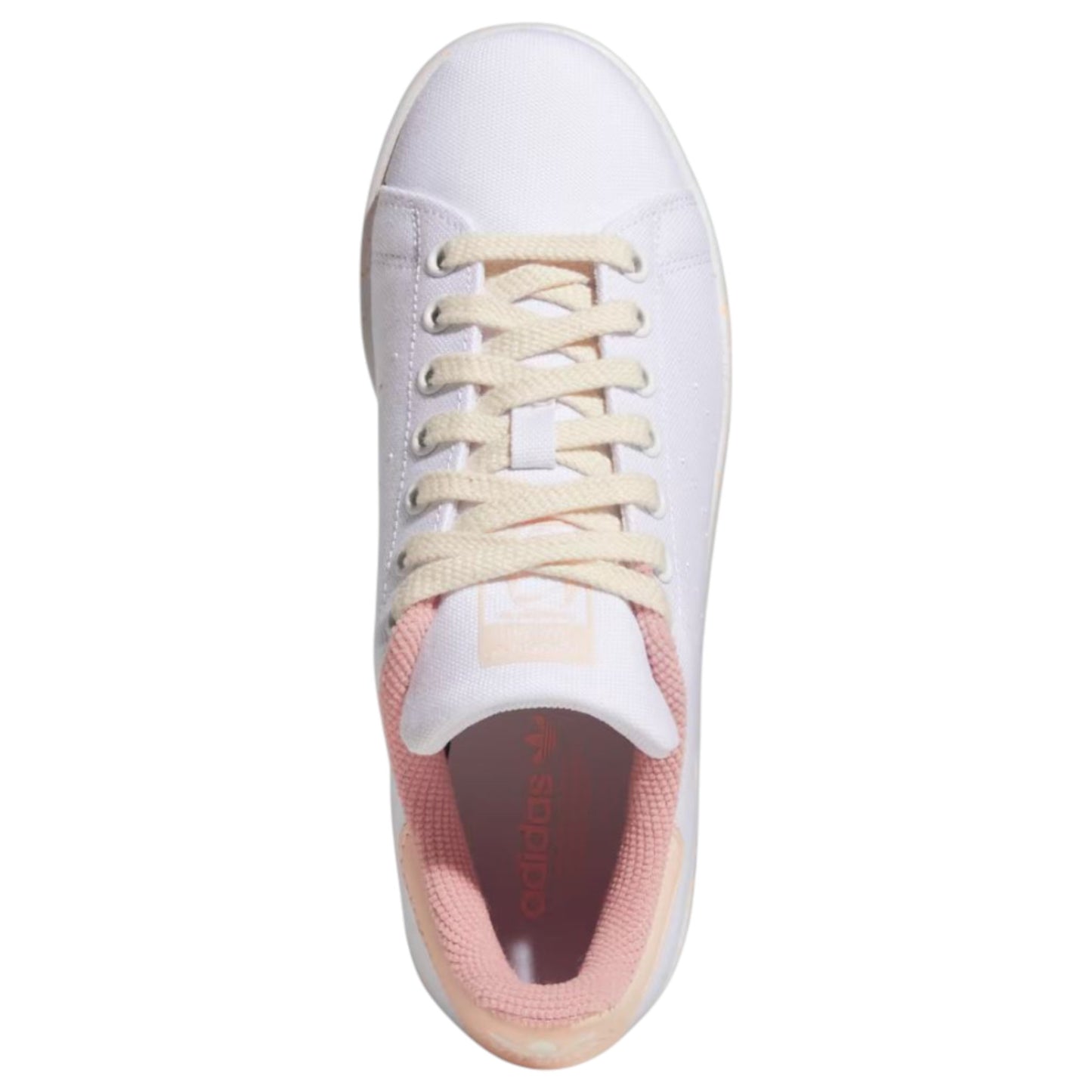 Womens Adidas Stan Smith Originals Shoes White/Pink Tint