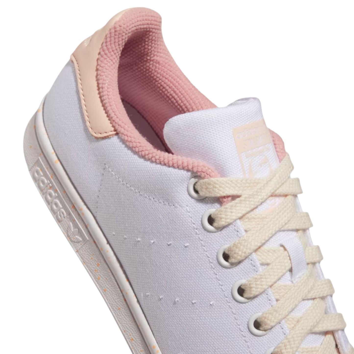 Womens Adidas Stan Smith Originals Shoes White/Pink Tint