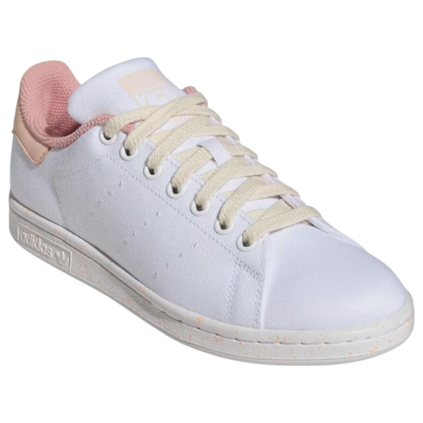 Womens Adidas Stan Smith Originals Shoes White/Pink Tint