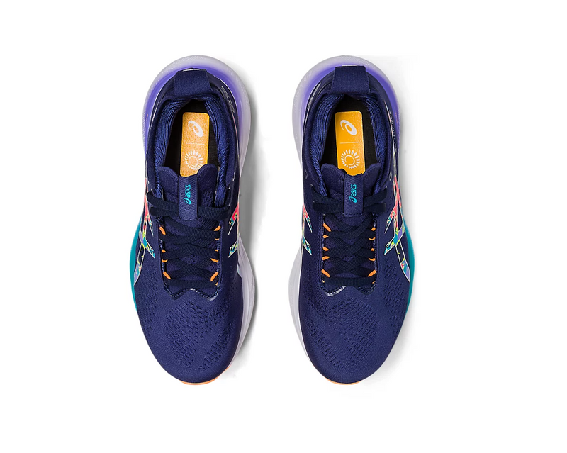 Womens Asics Gel-Nimbus 25 Lite-Show Lime Zest Athletic Running Shoes