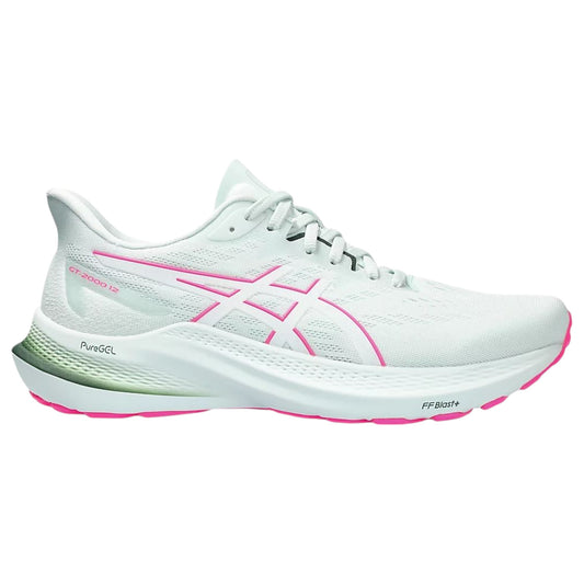 Womens Asics GT-2000 12 Shoes Aqua/White
