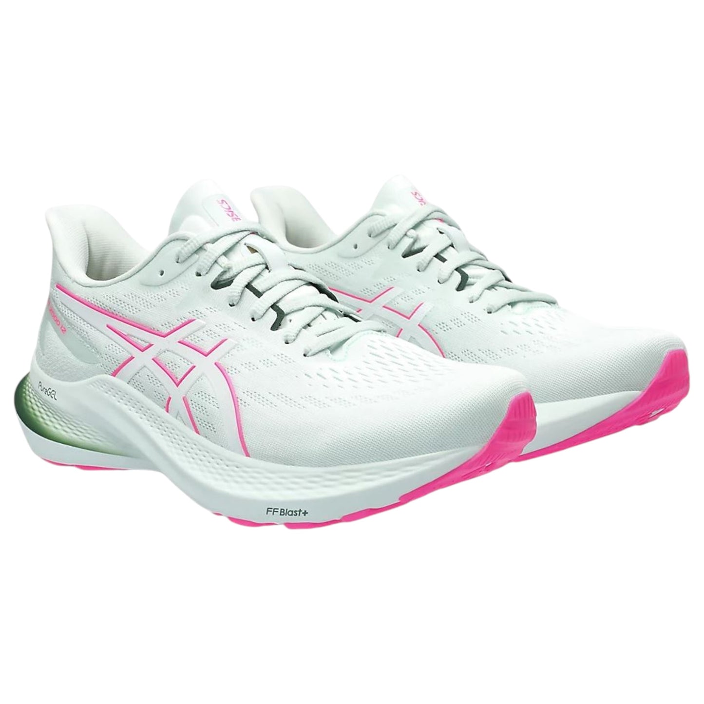 Womens Asics GT-2000 12 Shoes Aqua/White