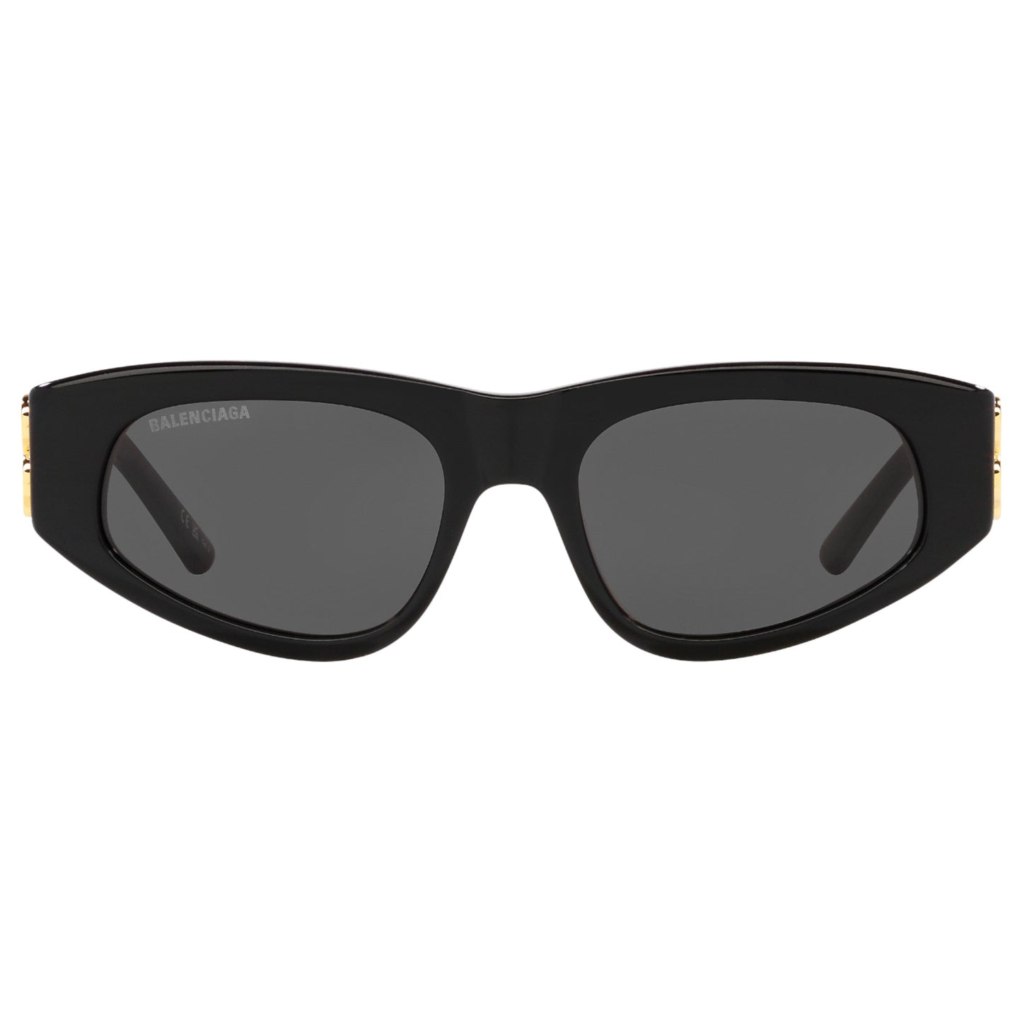 Womens Balenciaga BB0095S Sunglasses Black/Gold/Grey