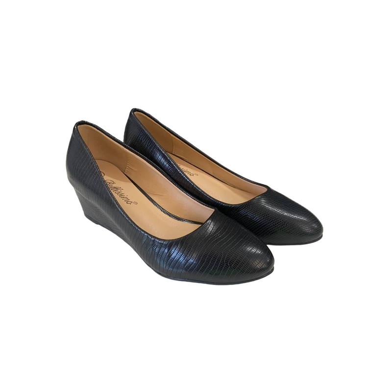 Womens Bellissimo Sonoma Black Dress Heels Ladies Shoes