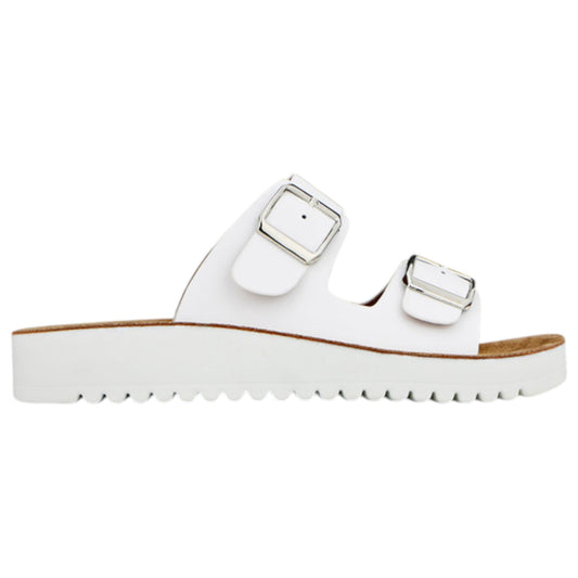 Womens Bellissimo Meg Slides White