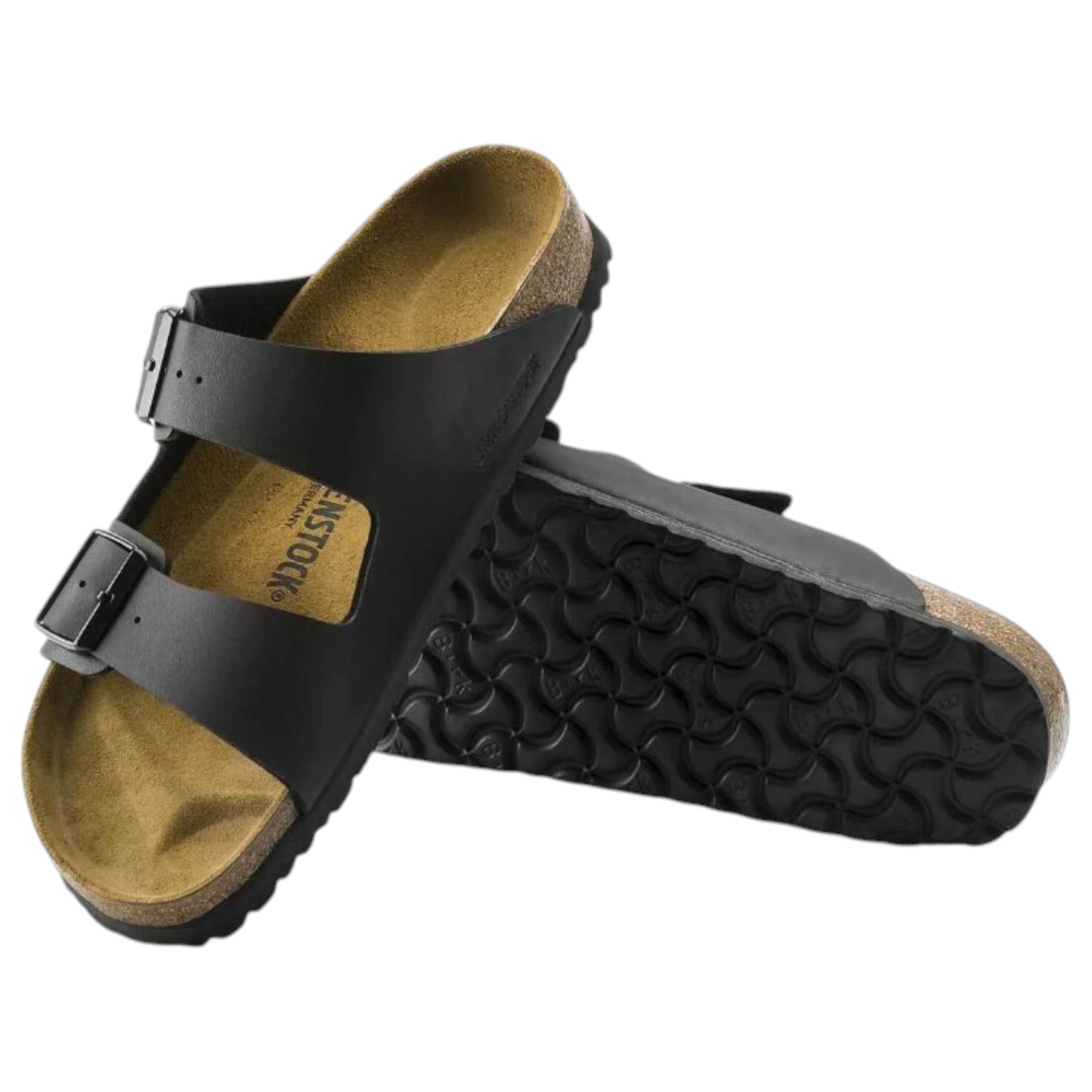 Womens Birkenstock Arizona Birko-Flor Sandals Black