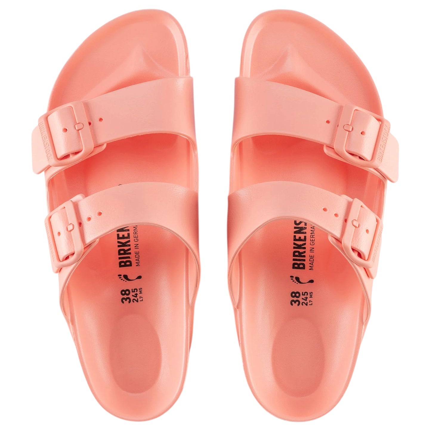Womens Birkenstock Arizona EVA Sandals Coral Peach
