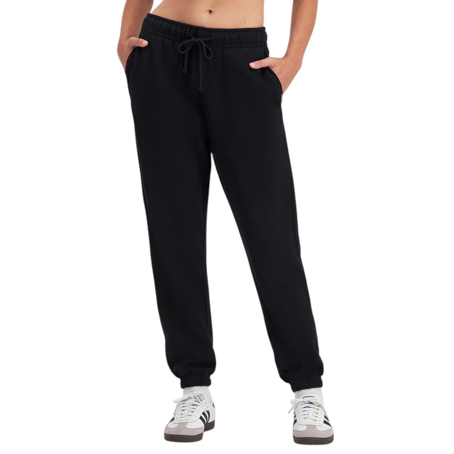 Womens Bonds Sweats Cotton Jogger Trackies Black