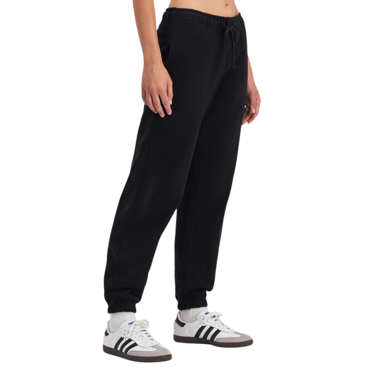 Womens Bonds Sweats Cotton Jogger Trackies Black