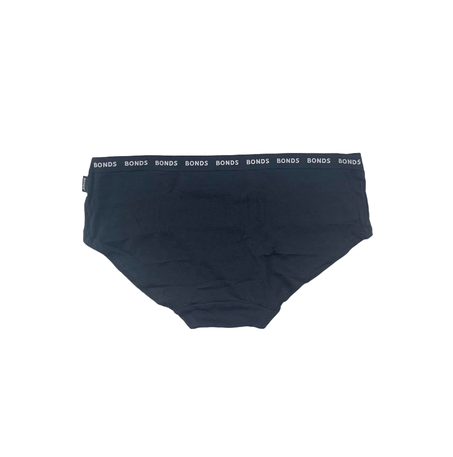 3 Pack Womens Bonds Everyday Boyleg Briefs Underwear Black