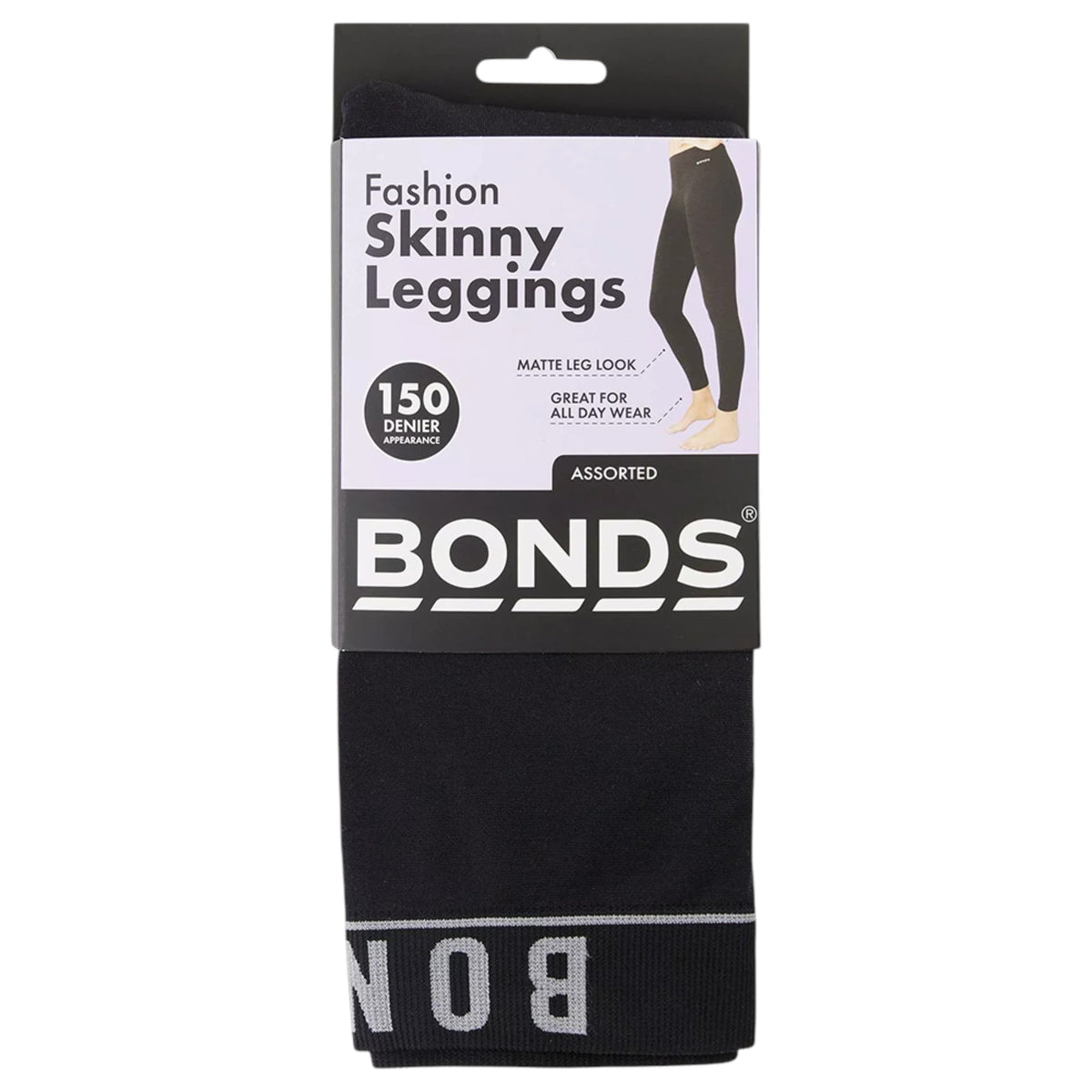 Womens Bonds Fashion Skinny Leggings Black