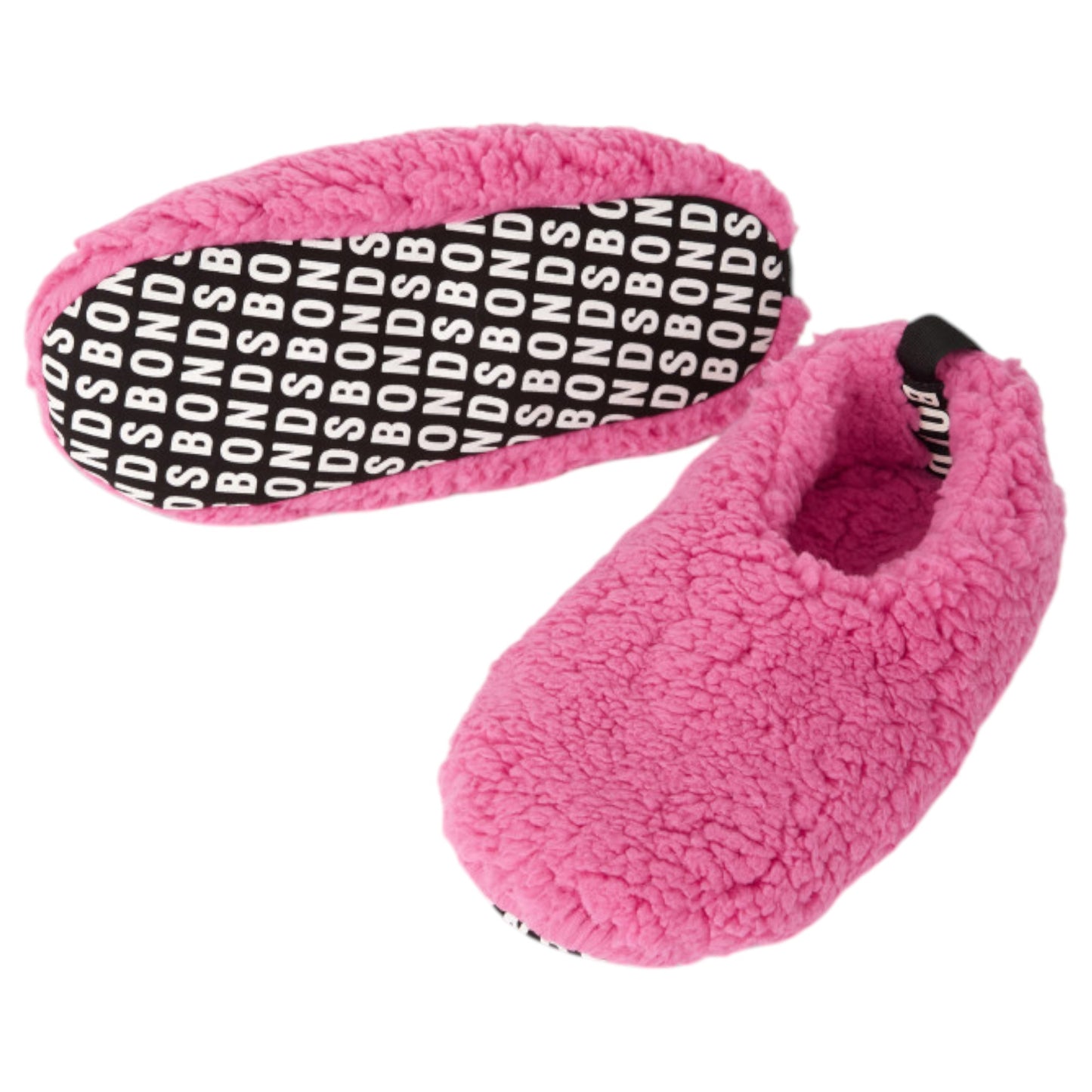 Womens Bonds Home Slip On Pink Sock Slippers