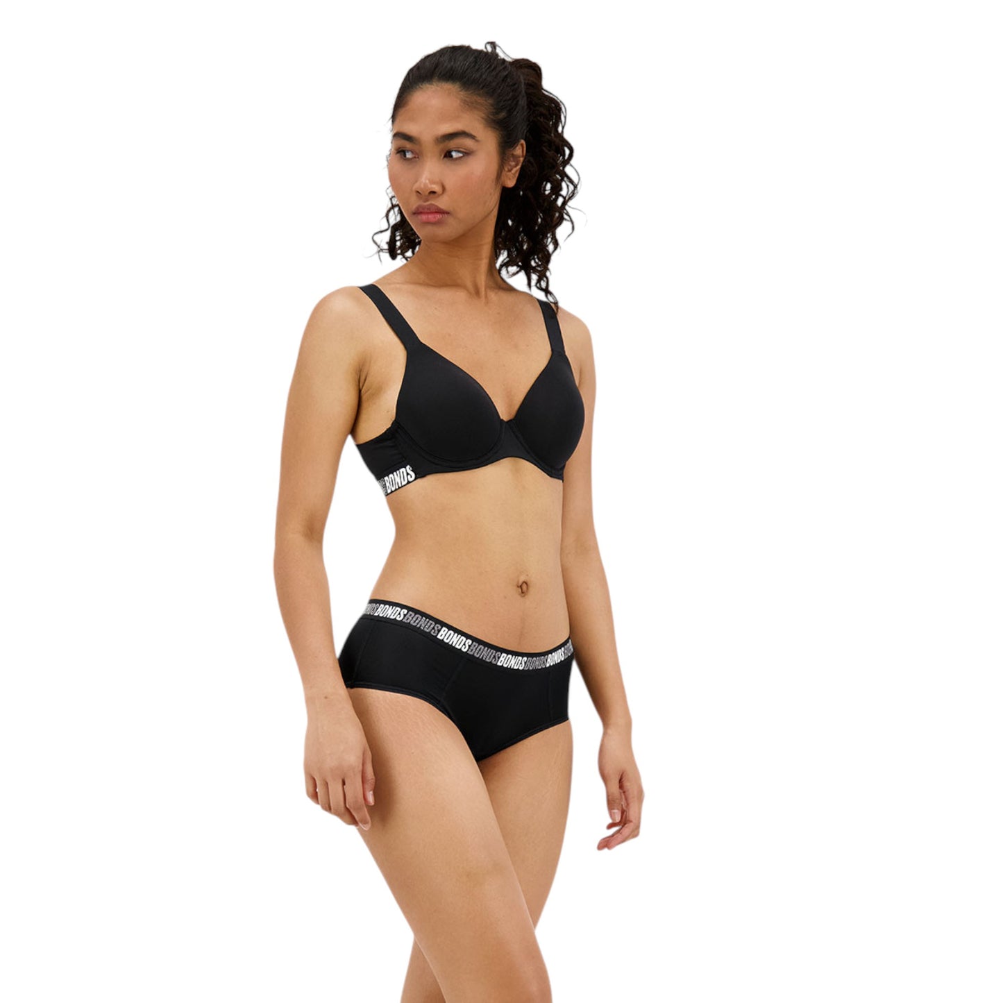 Womens Bonds X-Temp Air Boyleg Briefs Underwear Black