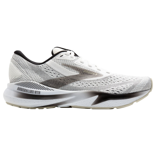 Womens Brooks Adrenaline GTS 24 Shoes White/Black/Pelican