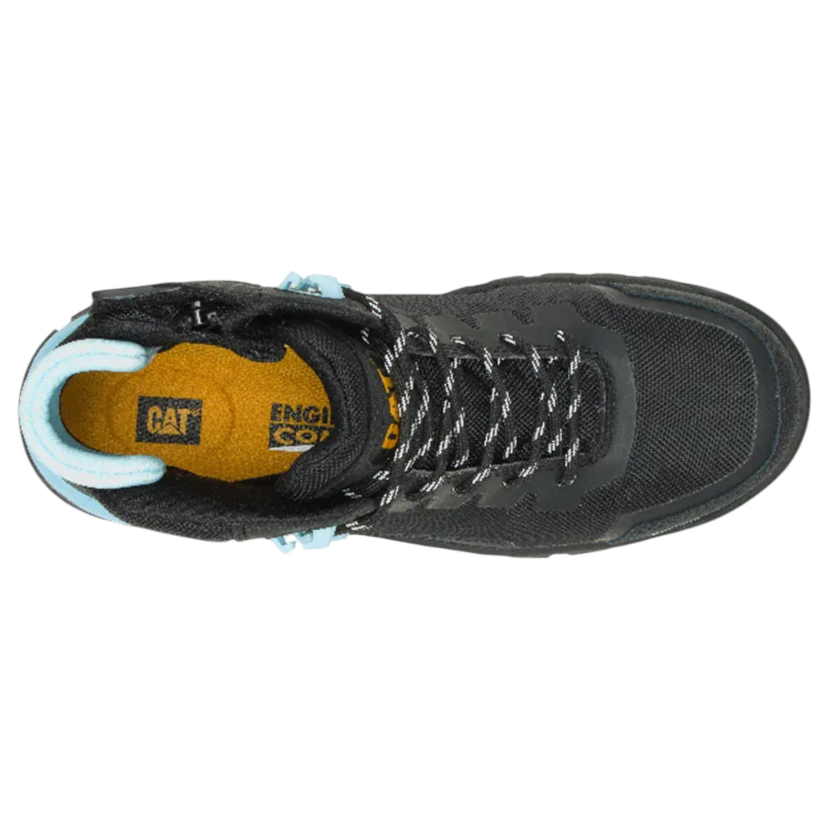 Womens Caterpillar Propulsion CT Boots Black/Sky Blue