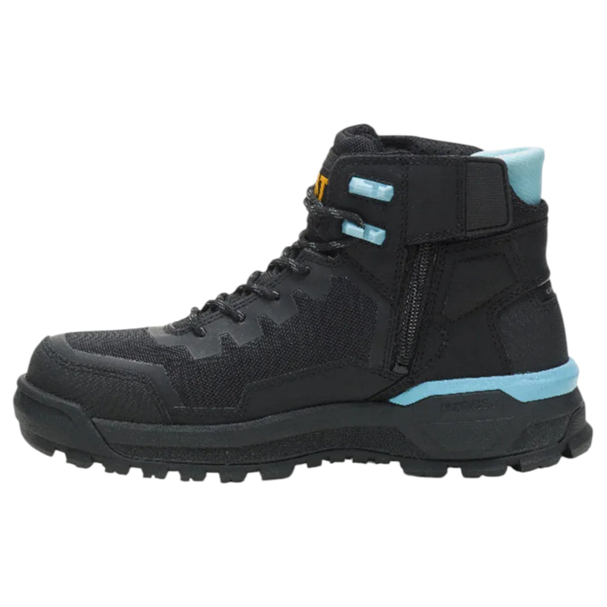 Womens Caterpillar Propulsion CT Boots Black/Sky Blue