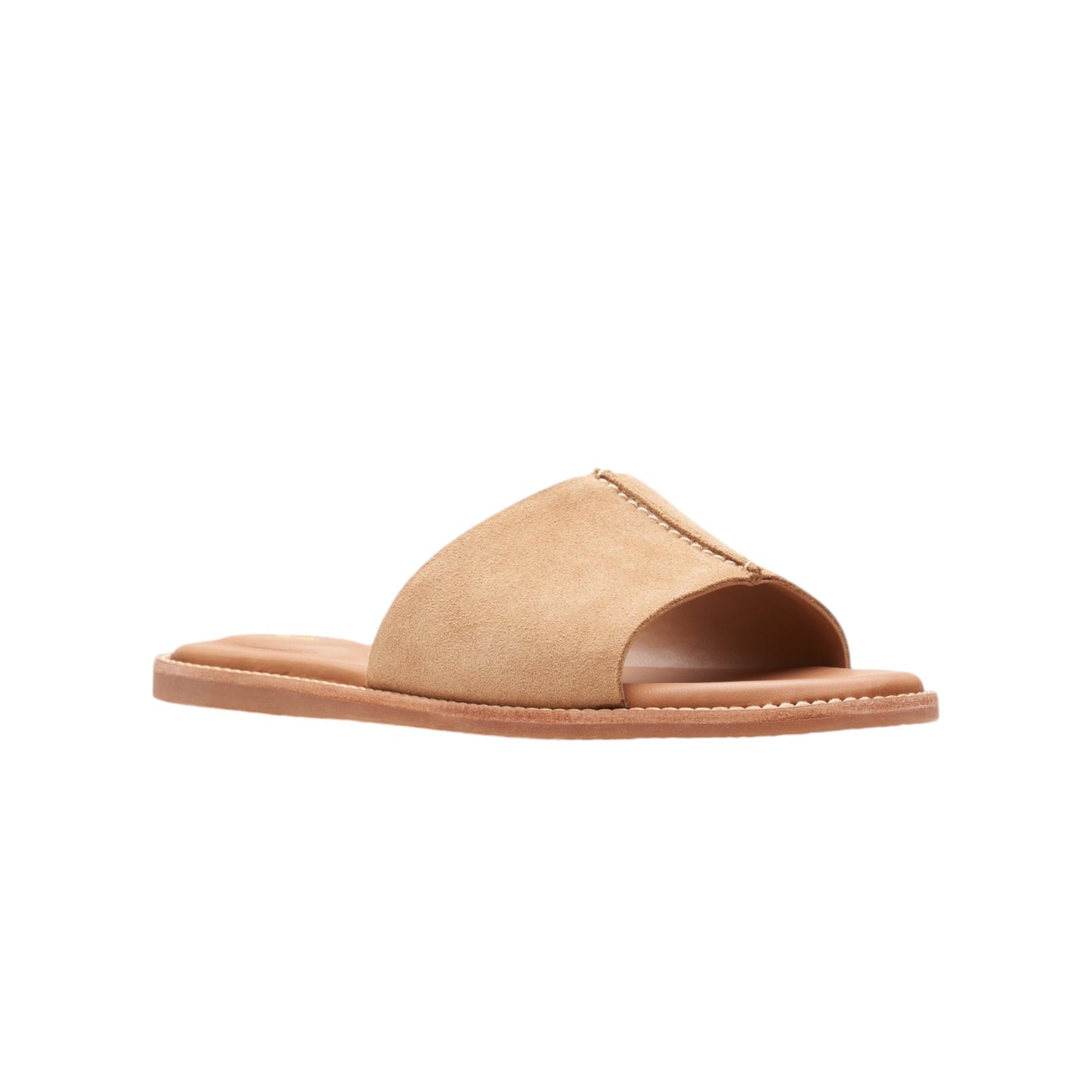 Womens Clarks Karsea Mule Slides Tan