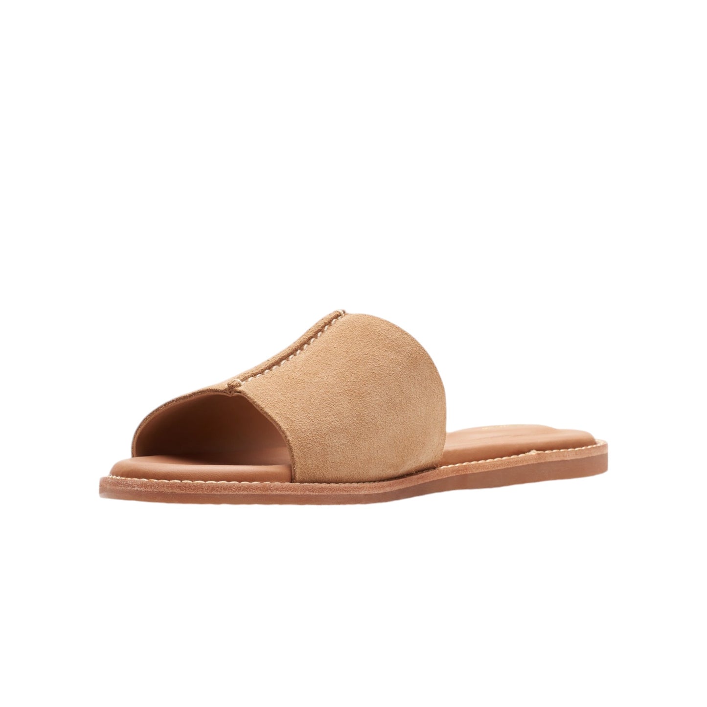 Womens Clarks Karsea Mule Slides Tan