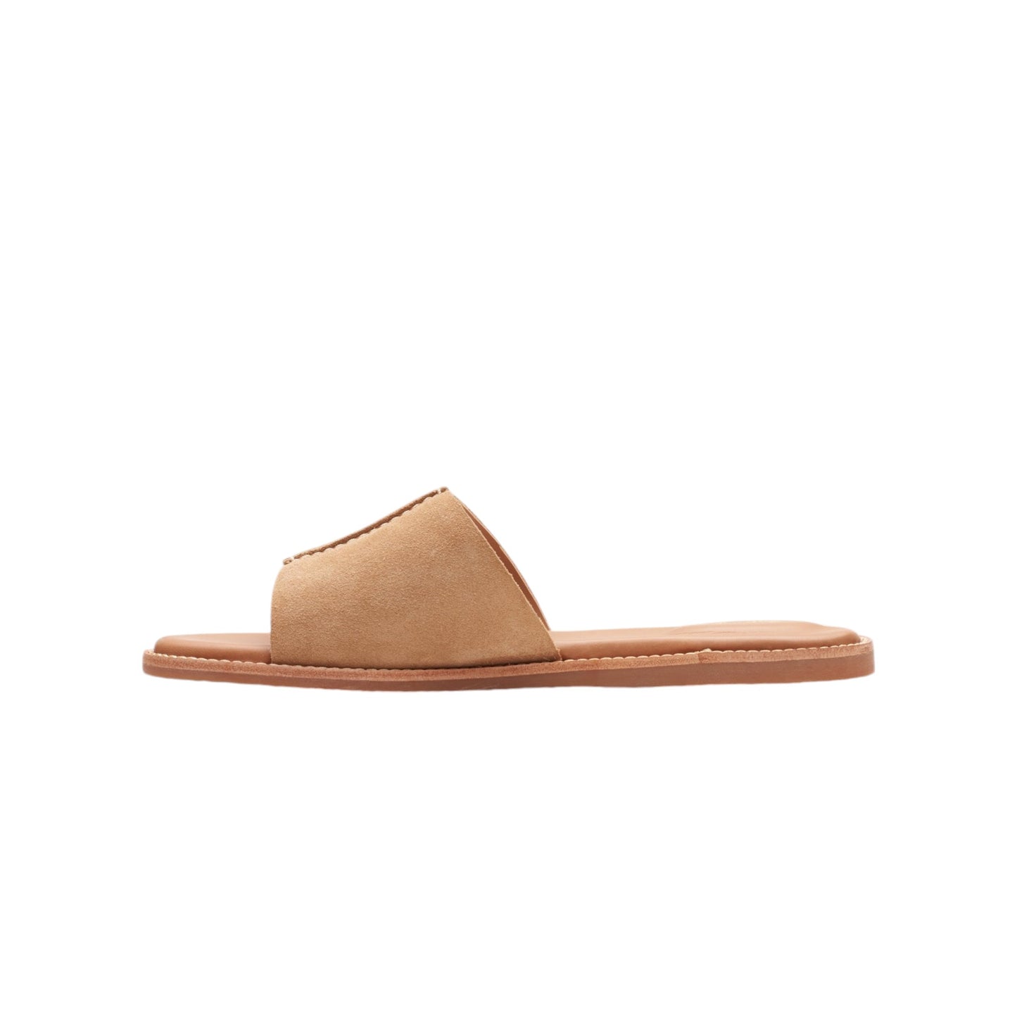 Womens Clarks Karsea Mule Slides Tan