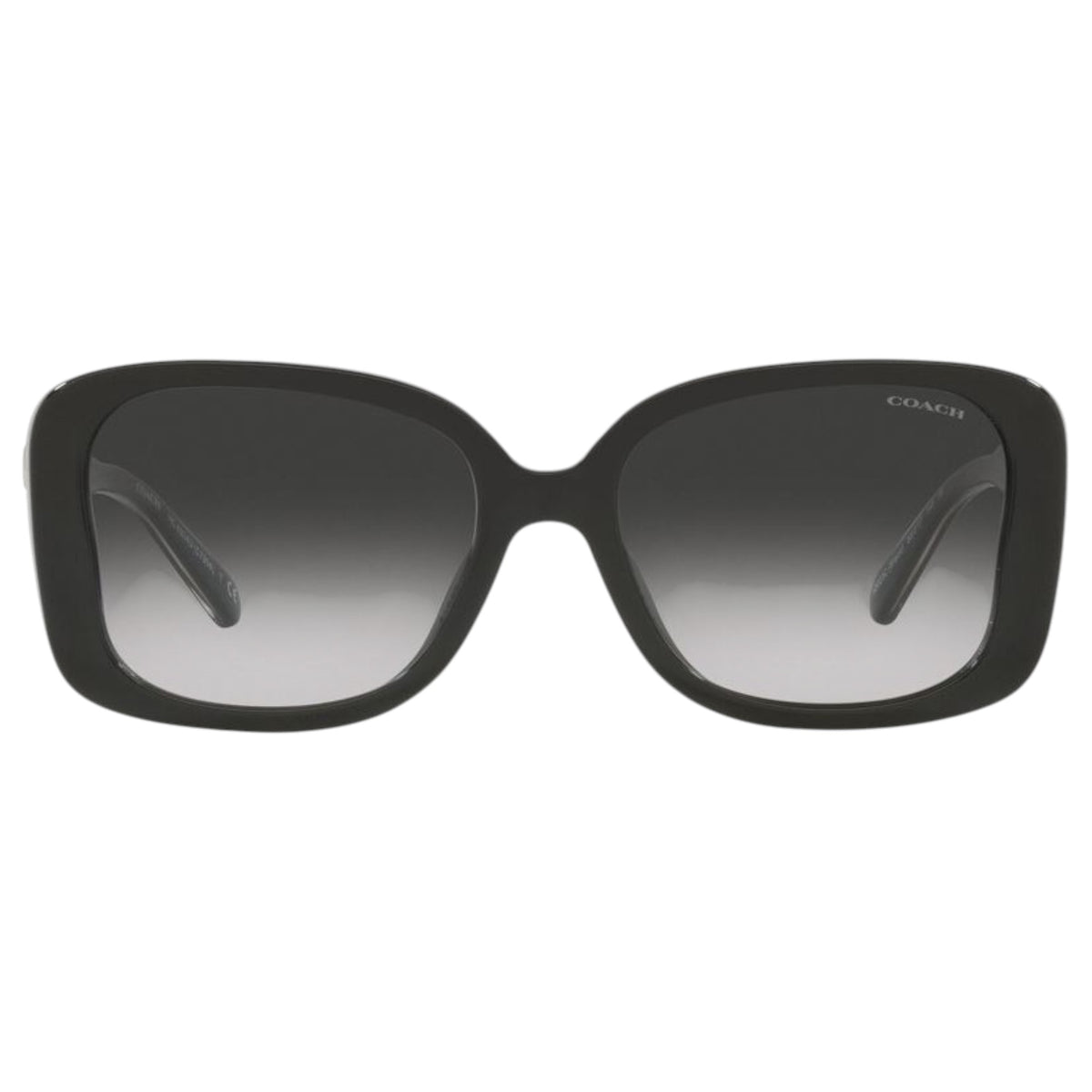 Womens Coach HC8334U Sunglasses Black/ Grey Gradient