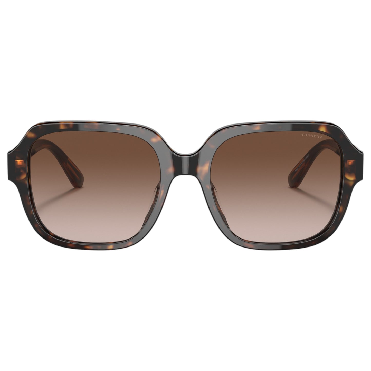 Womens Coach CH8335U Sunglasses Dark Tortoise/ Brown