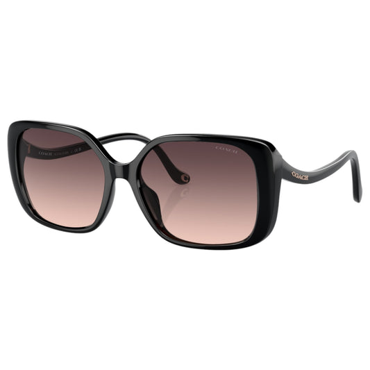 Womens Coach HC8376U Sunglasses Black/Grey Pink