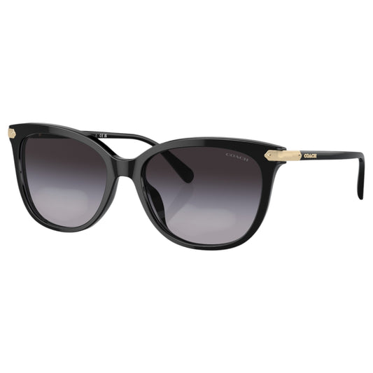 Womens Coach HC8378U Sunglasses Black/Grey
