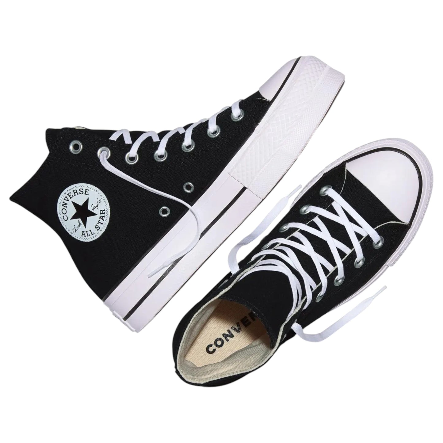 Womens Converse Chuck Taylor All Star Canvas High Top Shoes Black