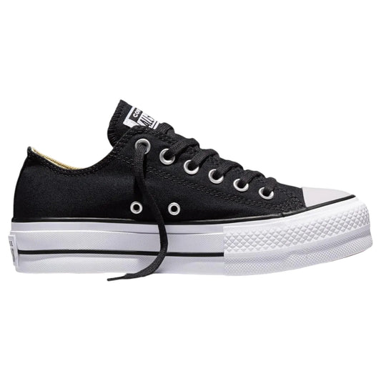 Womens Converse Chuck Taylor All Star Canvas Low Top Shoes Black/White