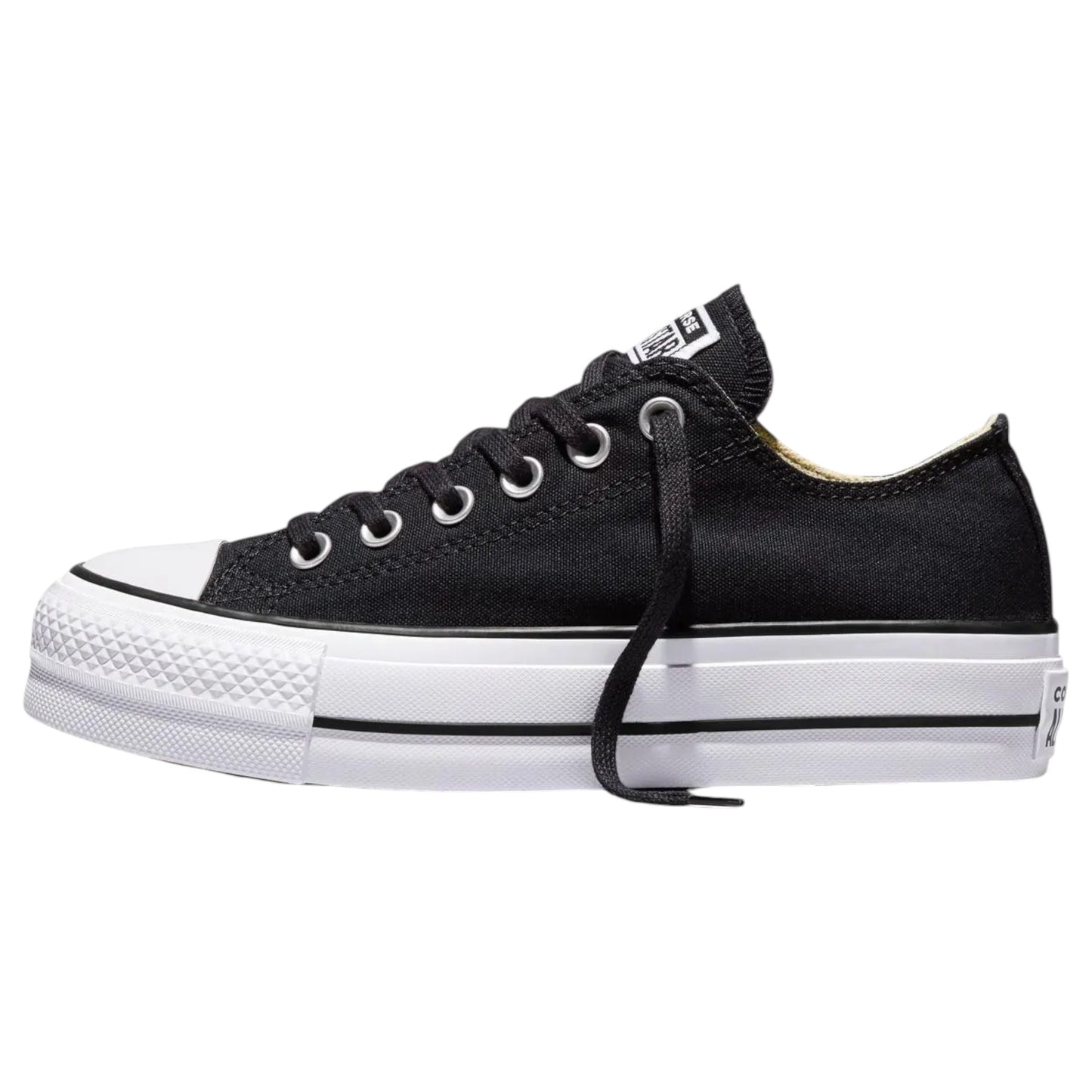 Womens Converse Chuck Taylor All Star Canvas Low Top Shoes Black/White