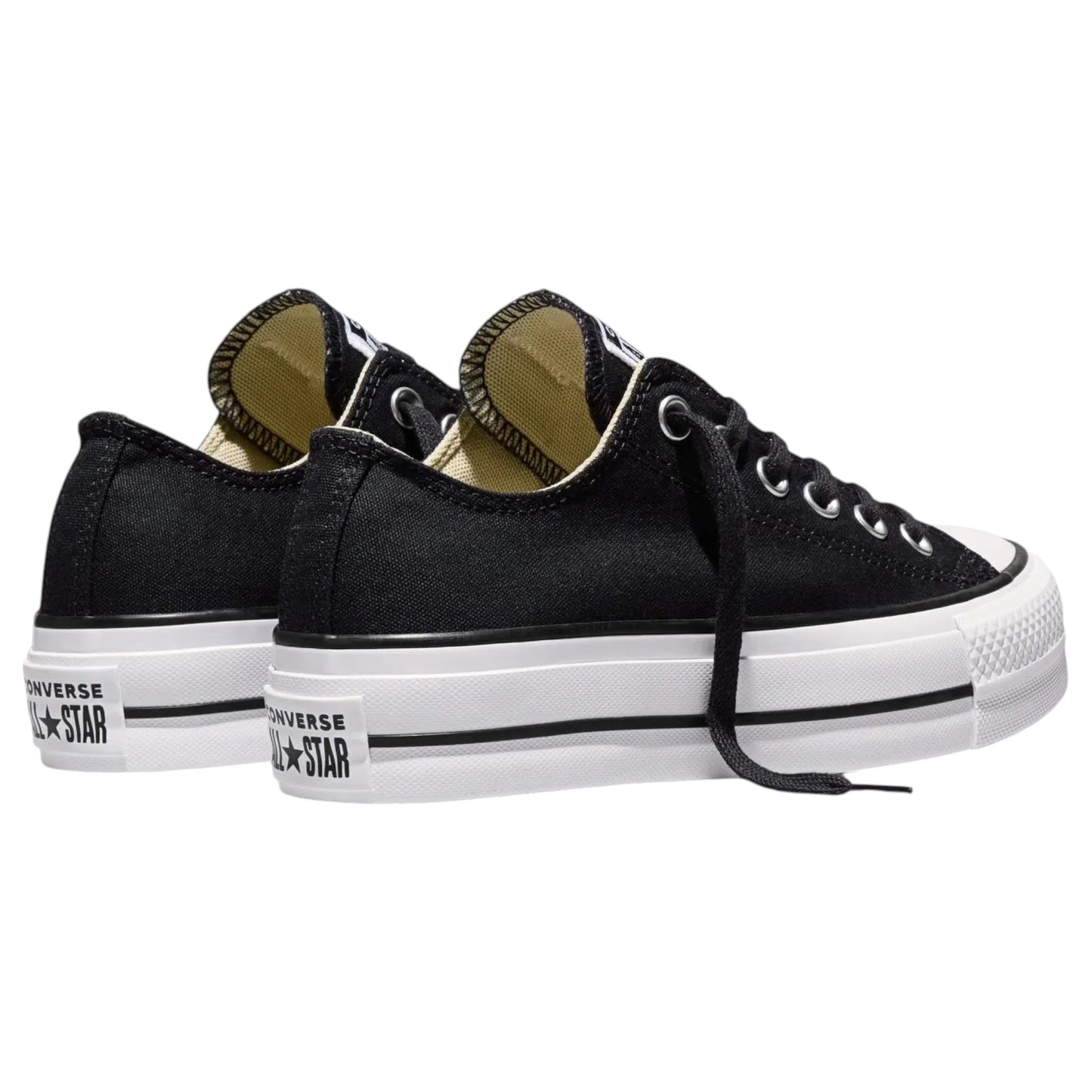 Womens Converse Chuck Taylor All Star Canvas Low Top Shoes Black/White
