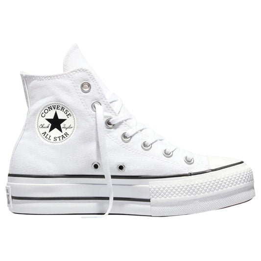 Womens Converse Chuck Taylor All Star Lift Canvas High Top Shoes White