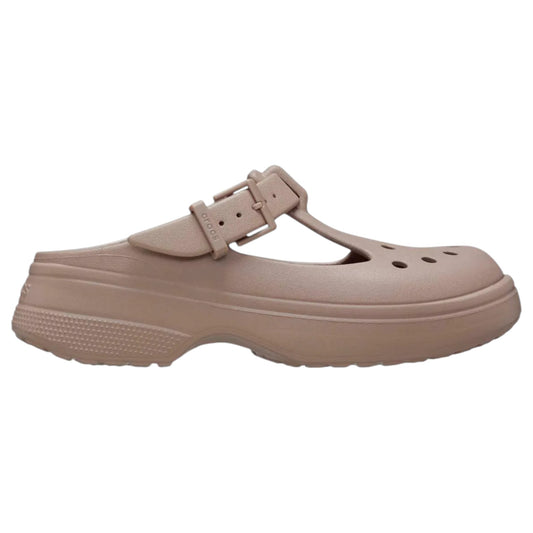 Unisex Adults Crocs Classic Mary Jane Clog Sandals Taupe