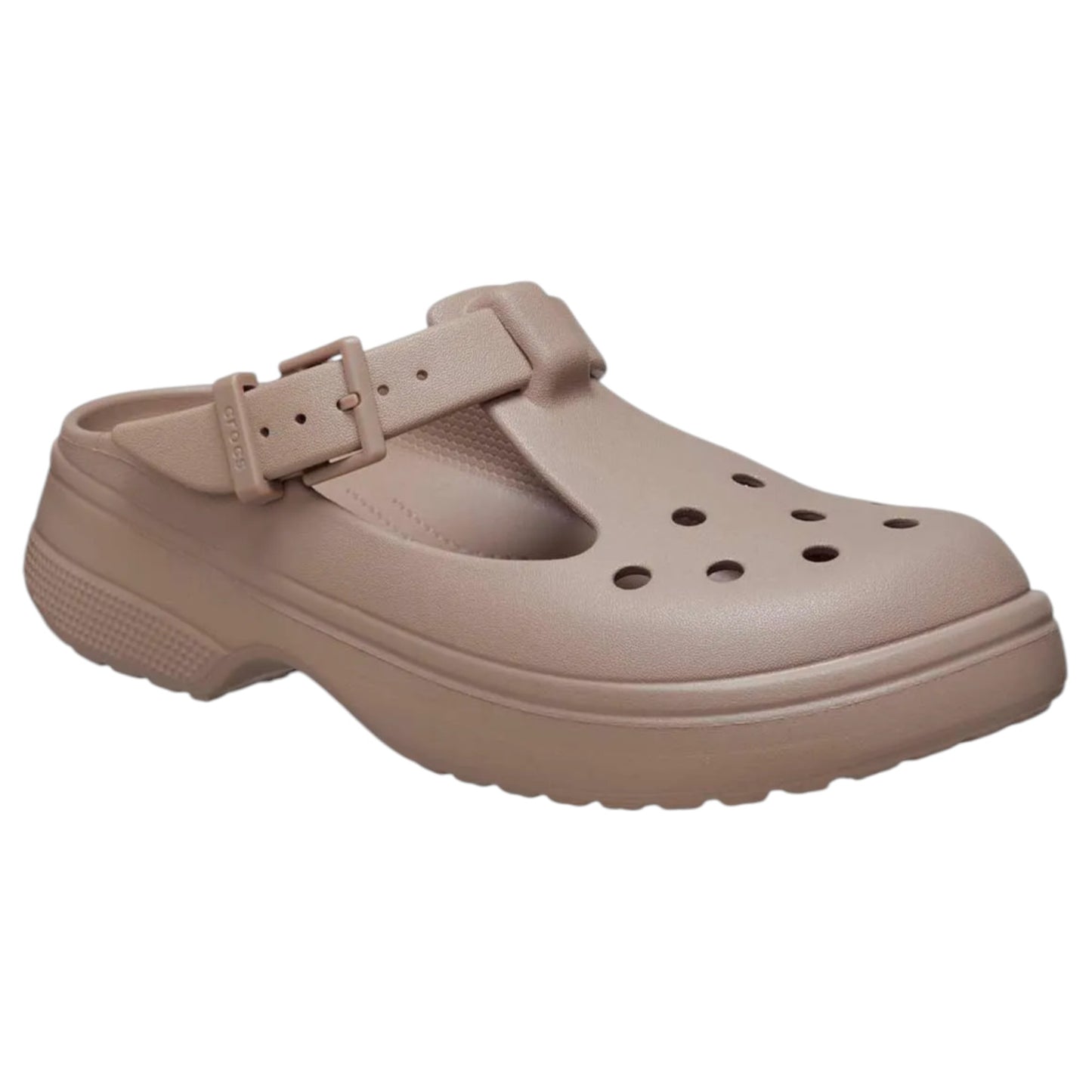 Unisex Adults Crocs Classic Mary Jane Clog Sandals Taupe
