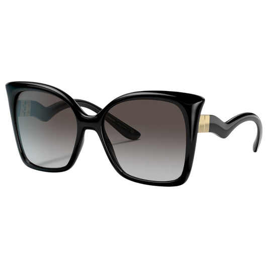 Womens Dolce & Gabbana DG6168 Sunglasses Black/ Light Grey Gradient