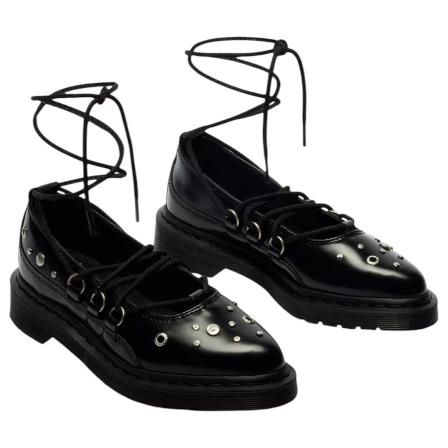 Womens Dr. Martens Elphie II Studded Sandals Black
