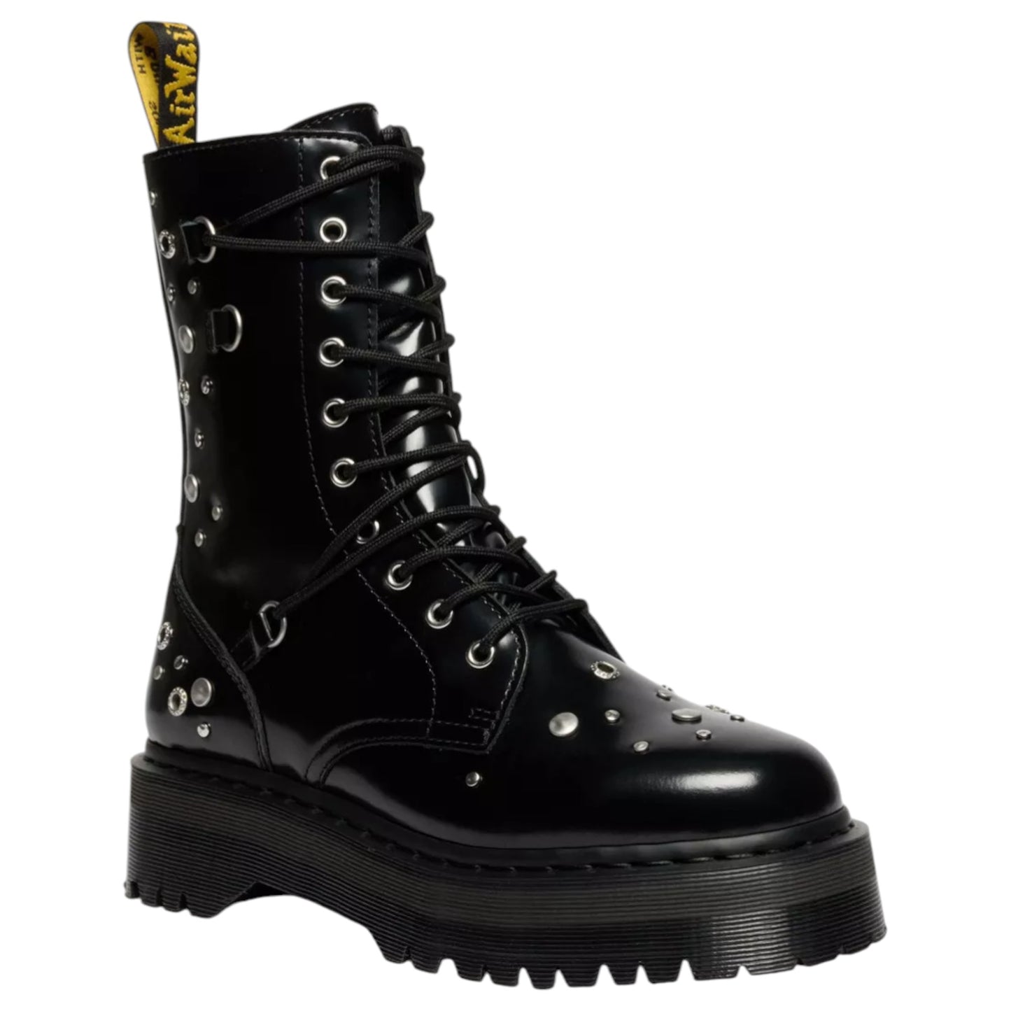 Womens Dr. Martens Jadon Hi Studded Boots Black