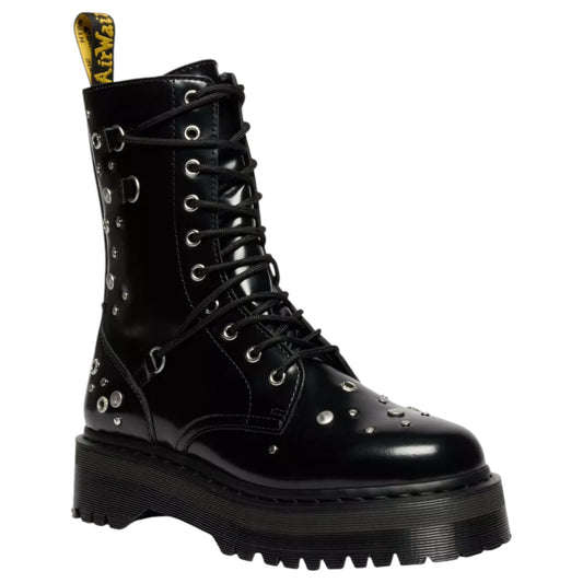 Womens Dr. Martens Jadon Hi Studded Boots Black