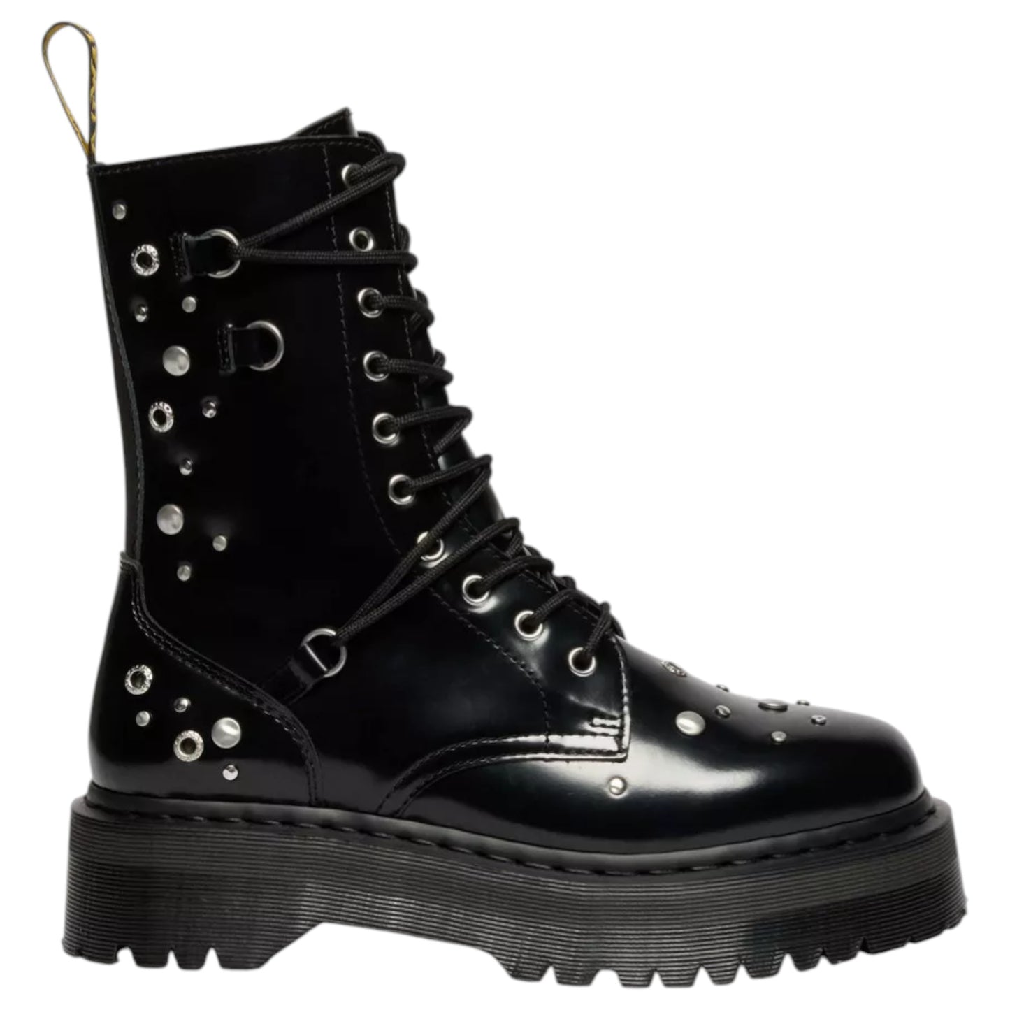Womens Dr. Martens Jadon Hi Studded Boots Black
