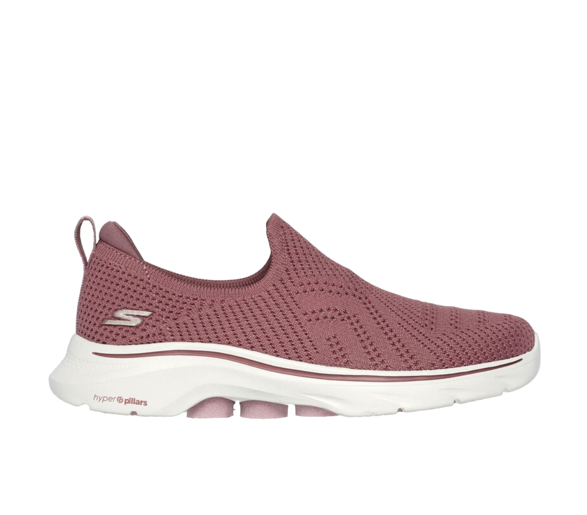 Womens Skechers Go Walk 7- Amina Shoes Mauve